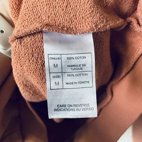 Disneyland Paris Flowers Cotton Sweatshirt Rose Blush Pink Size Medium - Picture 5 of 5